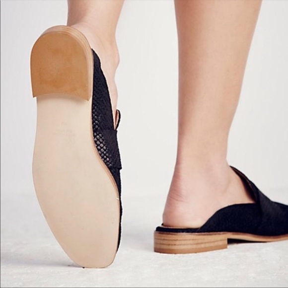 Free People Shoes - Free People black At Ease Mules. Sling back slip on shoes. Size 6
